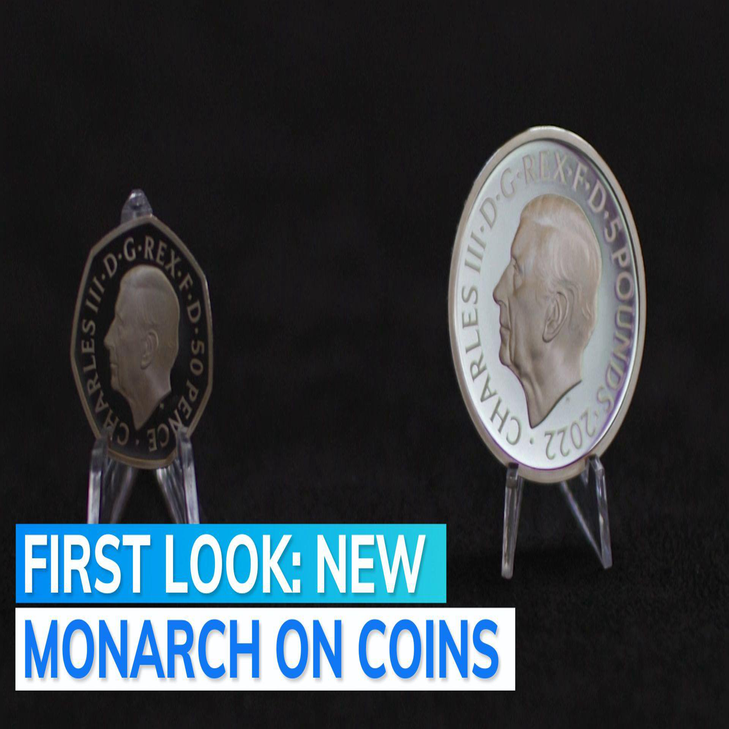 UK: First coins featuring official portrait of King Charles III unveiled