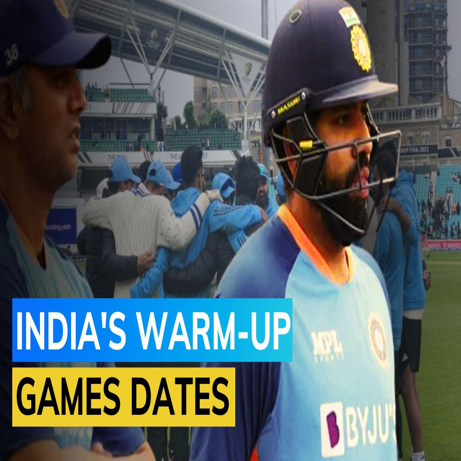 ODI World Cup 2023: India to play against England and Netherlands in warm-ups
