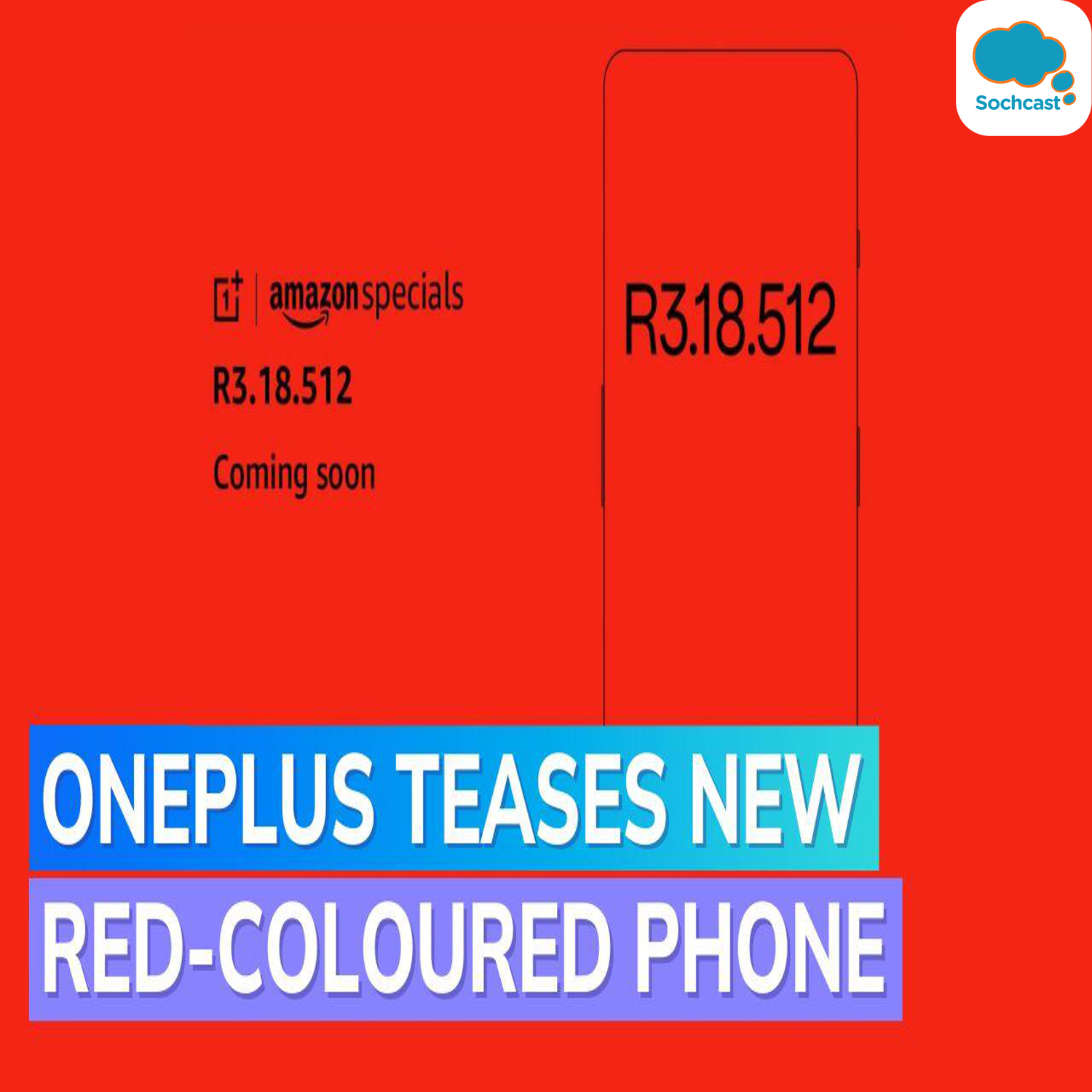 OnePlus teases red-coloured smartphone launch during Amazon Great Indian Festival sale