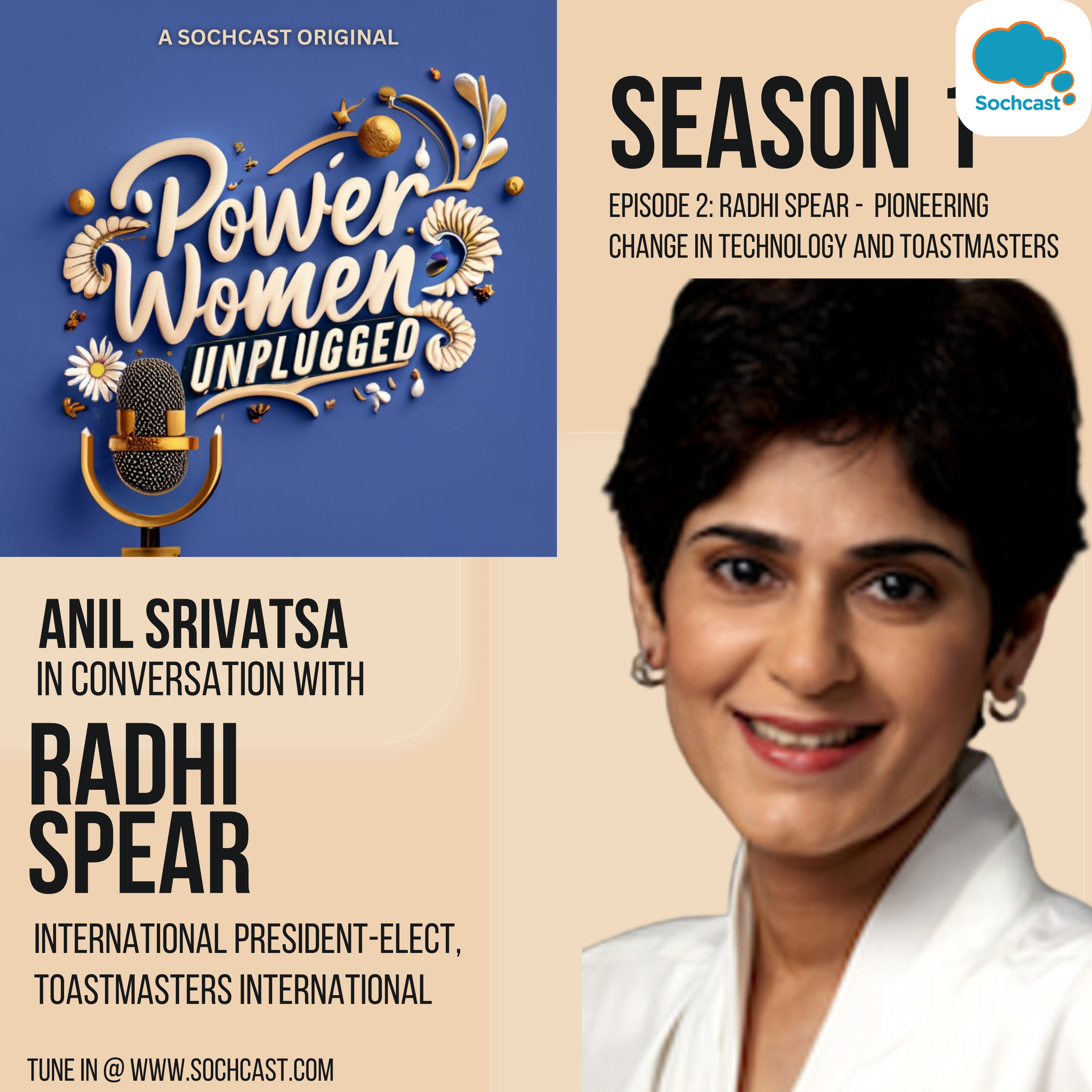 Breaking Barriers  Boldly : Radhi Spear -  Pioneering Change in Technology and Toastmasters episode artwork